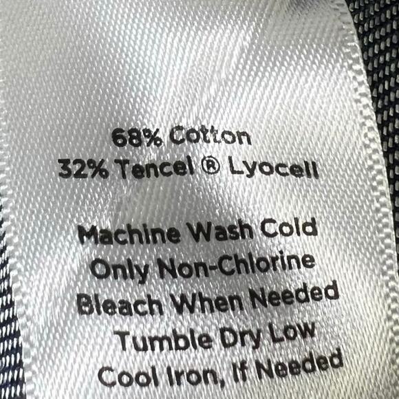 Talbots Sailor Button Wide Leg Jeans Womens 8P Dark Wash Classic Petite Nautical - Picture 6 of 6